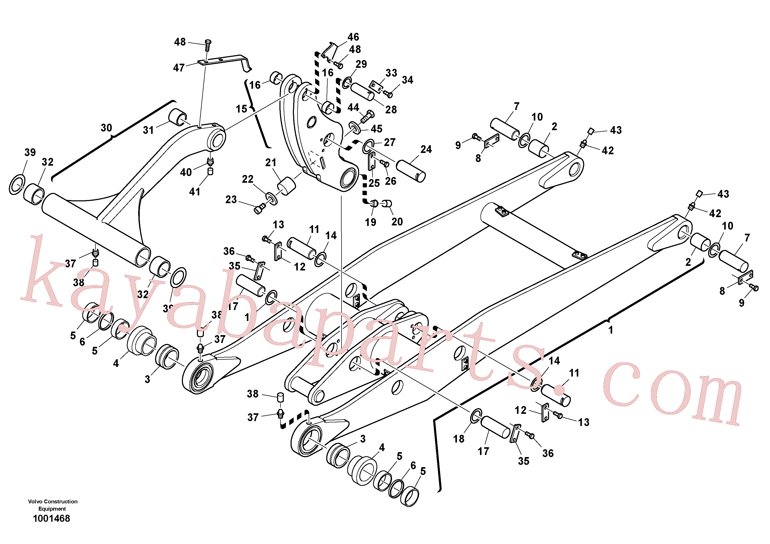 VOE11305012 for Volvo Lift frame(1001468 assembly)