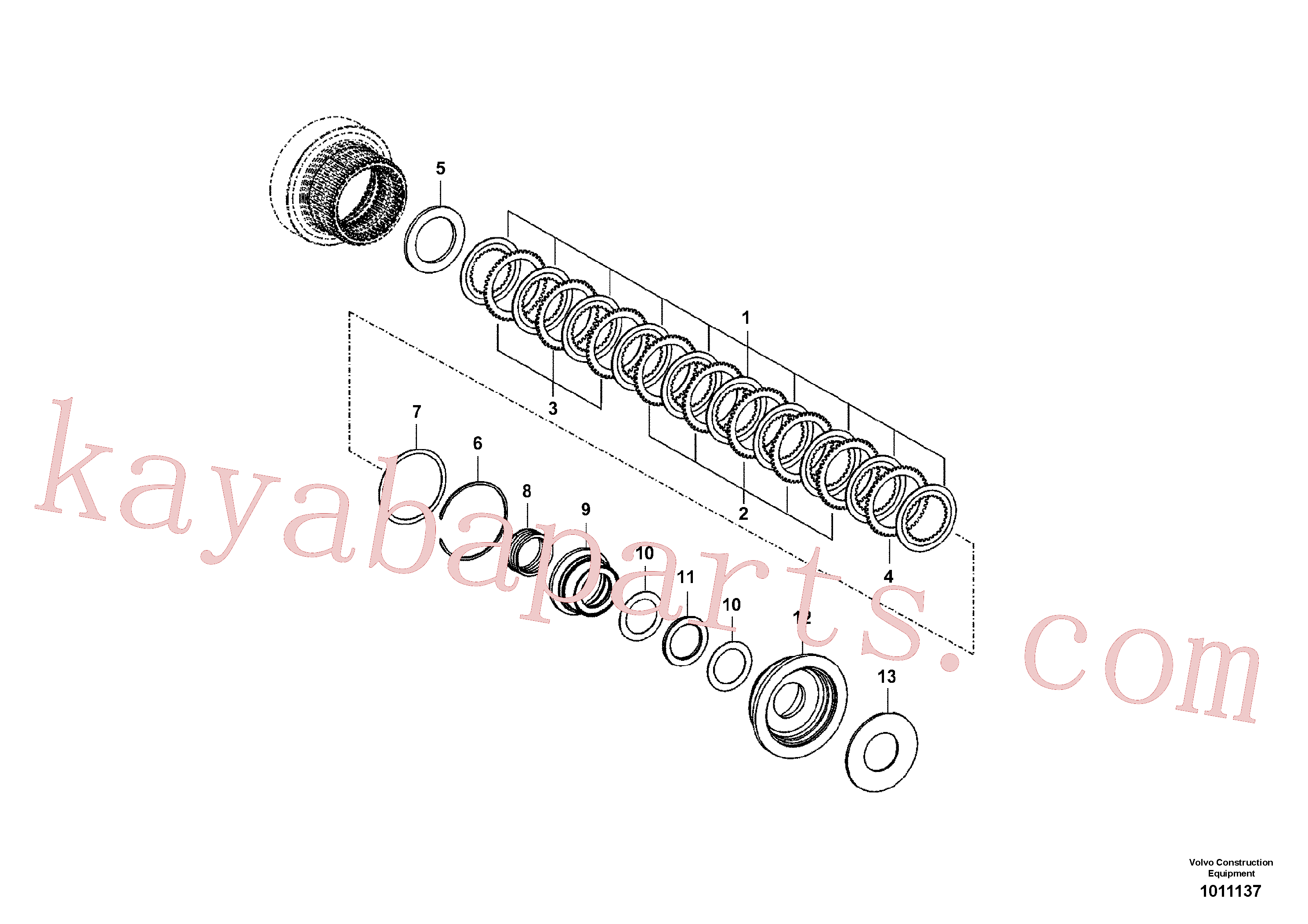 VOE14558051 for Volvo Coupling(1011137 assembly)