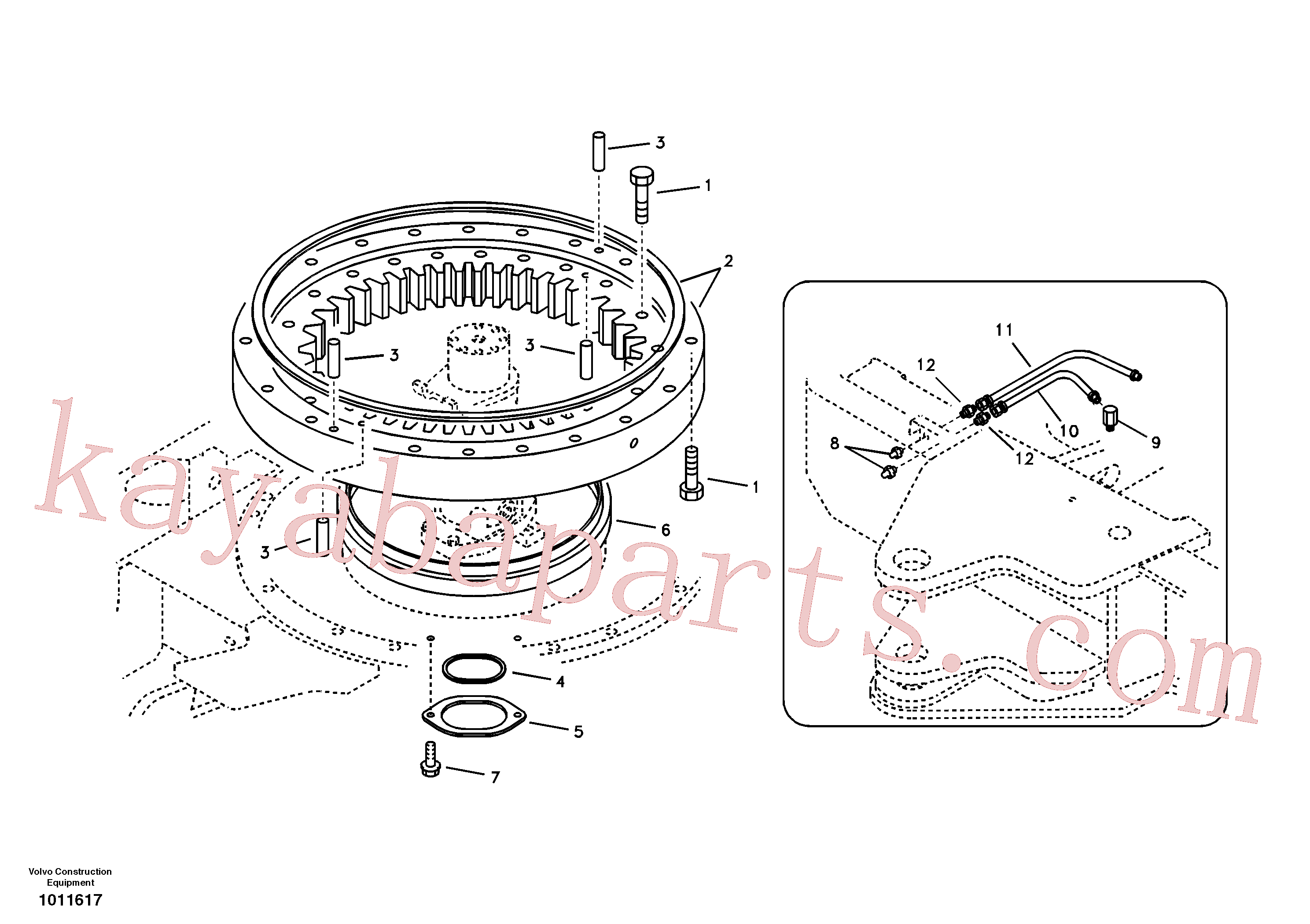 VOE14565611 for Volvo Swing system(1011617 assembly)