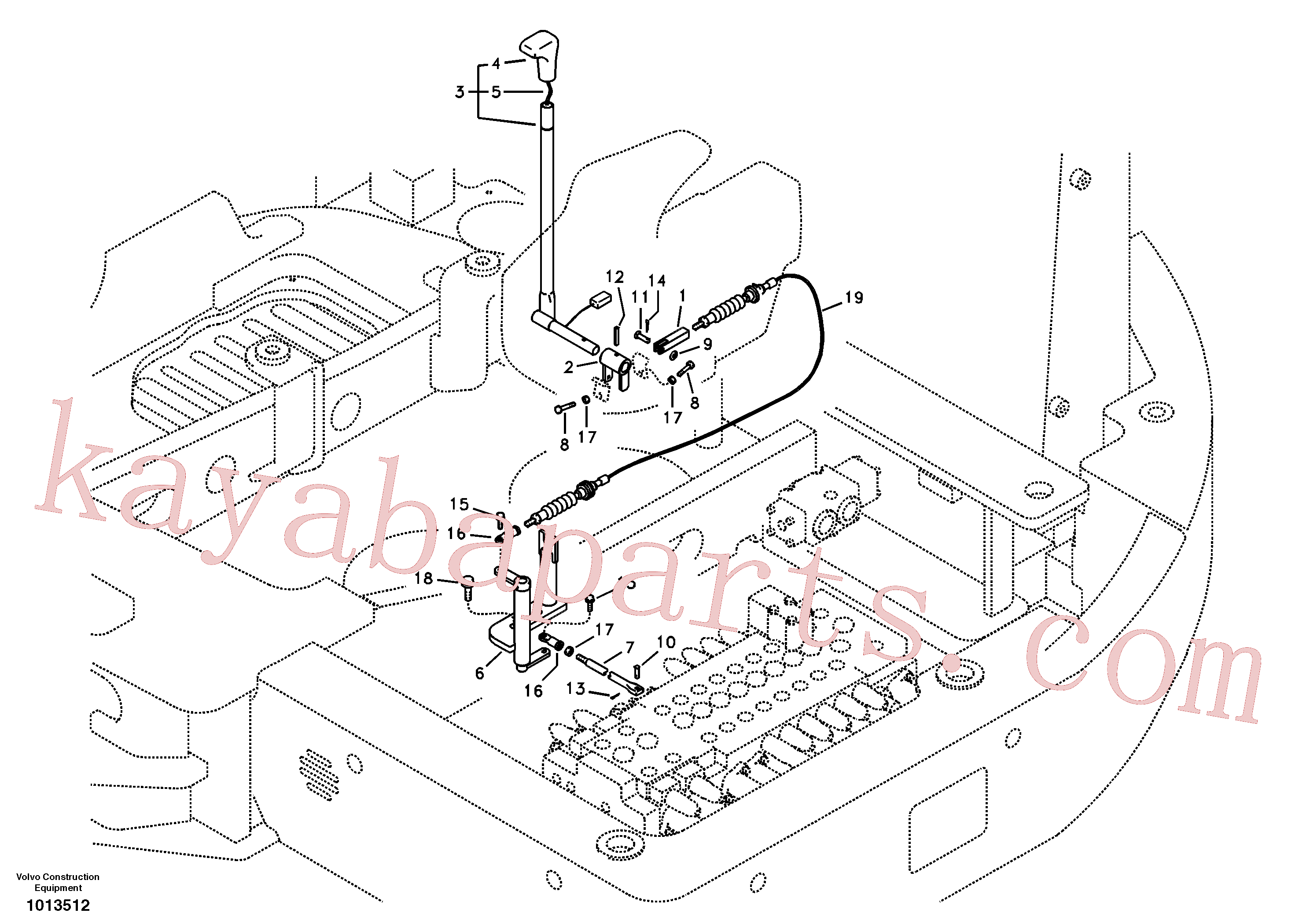 VOE14526622 for Volvo Control links, dozer blade(1013512 assembly)