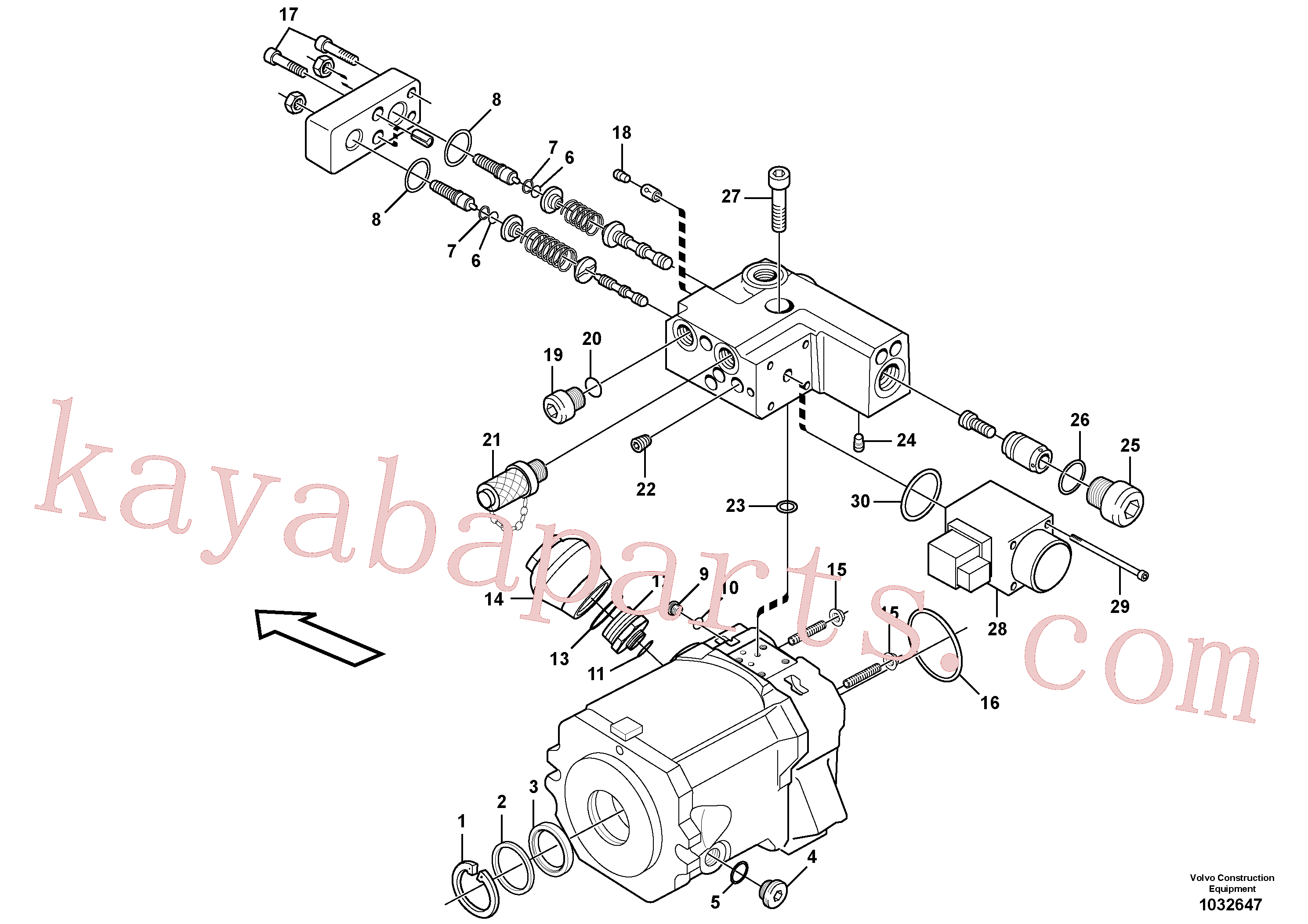 VOE11704910 for Volvo Pump(1032647 assembly)