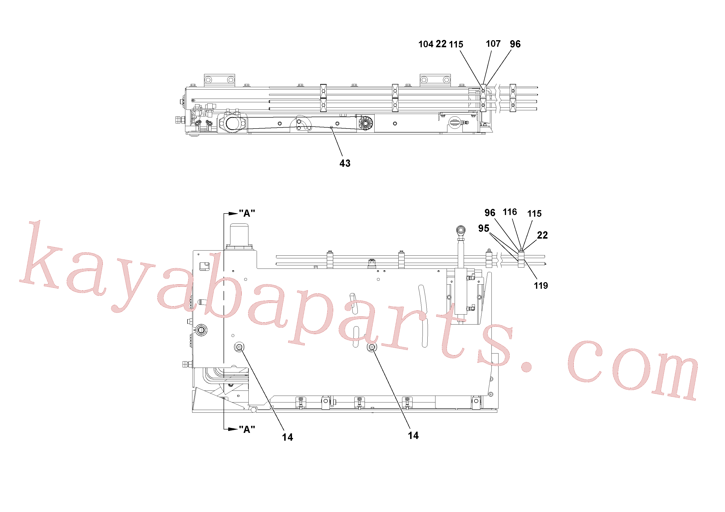 RM20342085 for Volvo 5 Extension Assembly(1036885 assembly)