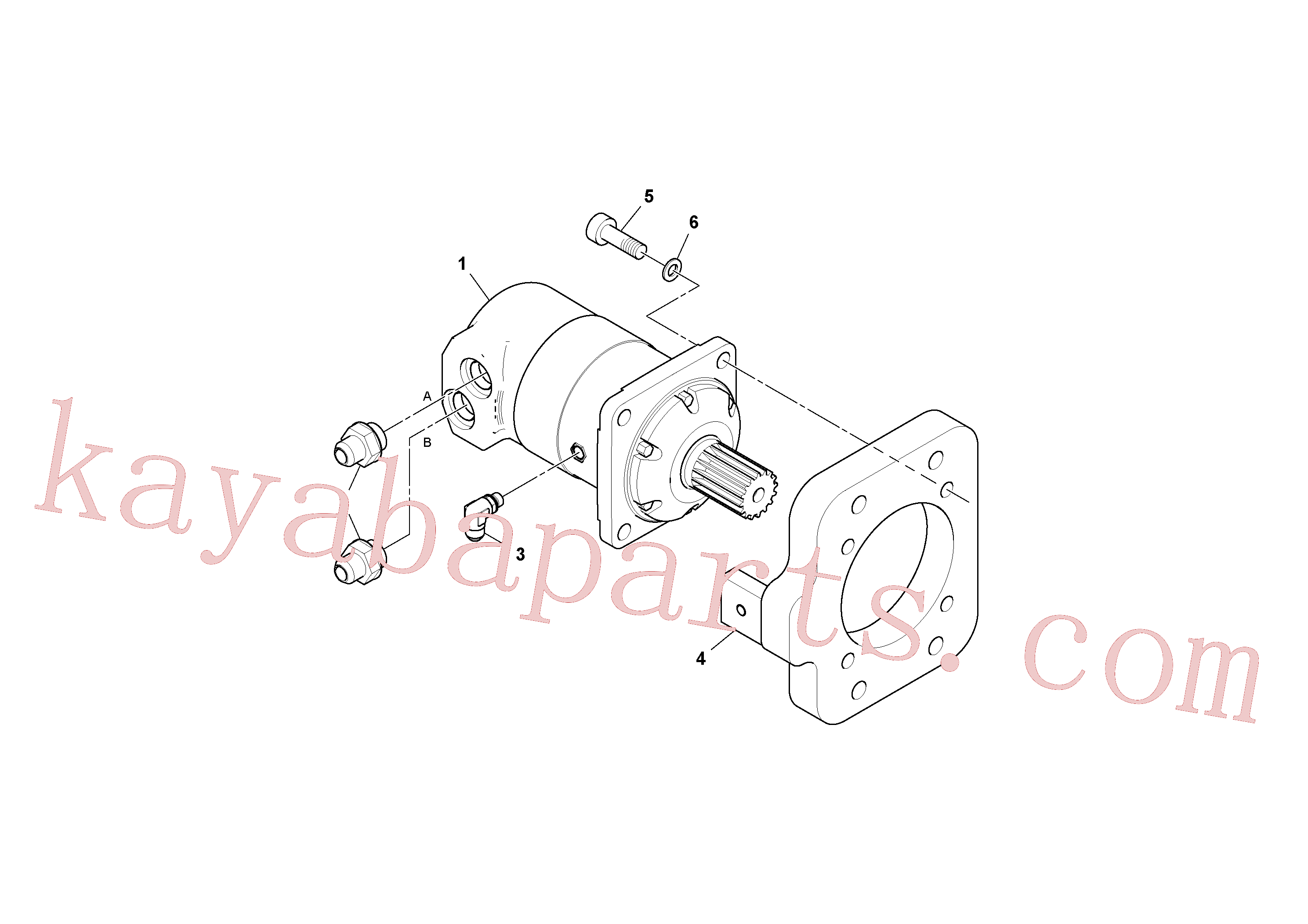 RM43909233 for Volvo Conveyor Motor Assembly(1038494 assembly)