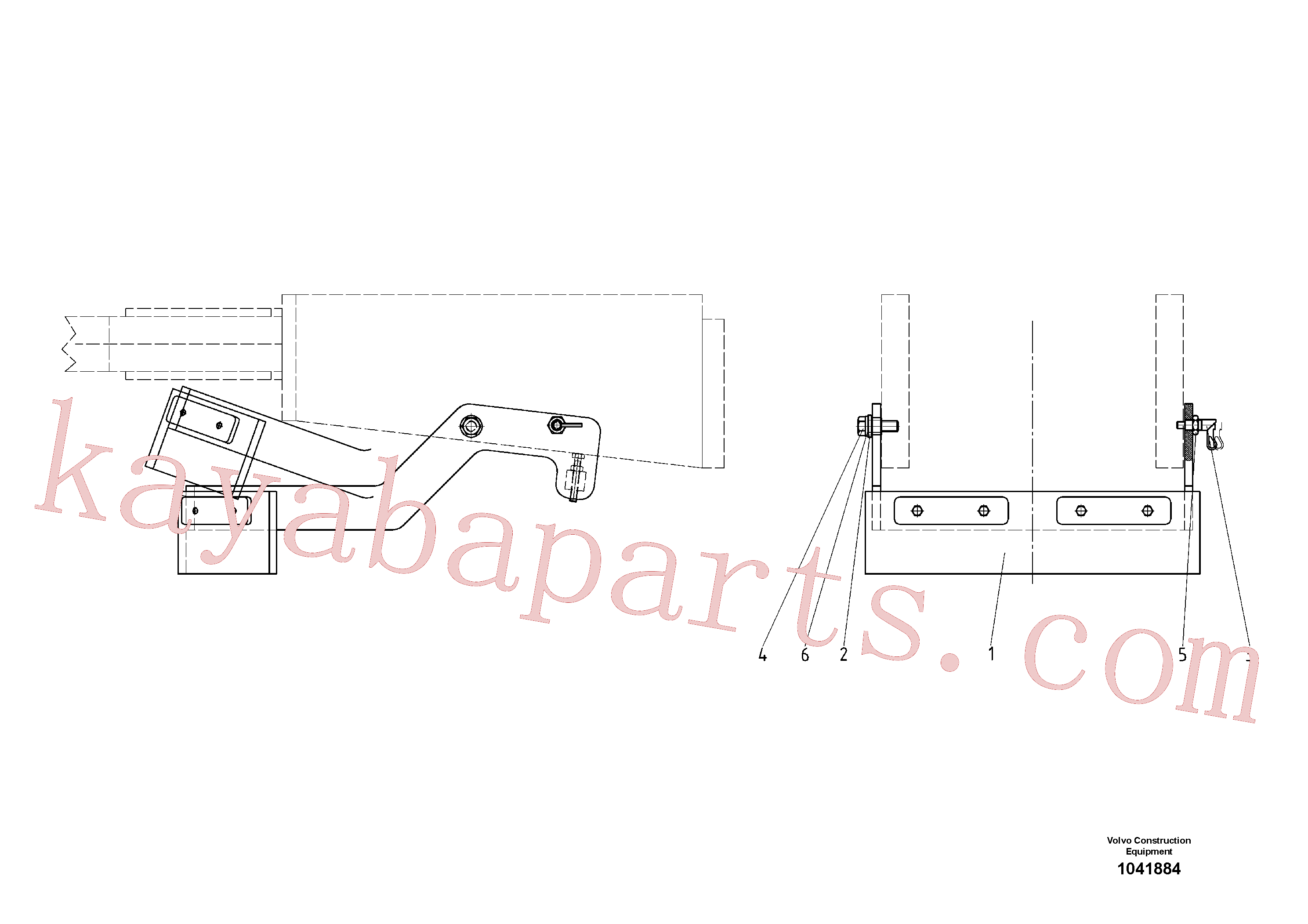 RM58833260 for Volvo Road Scraper(1041884 assembly)