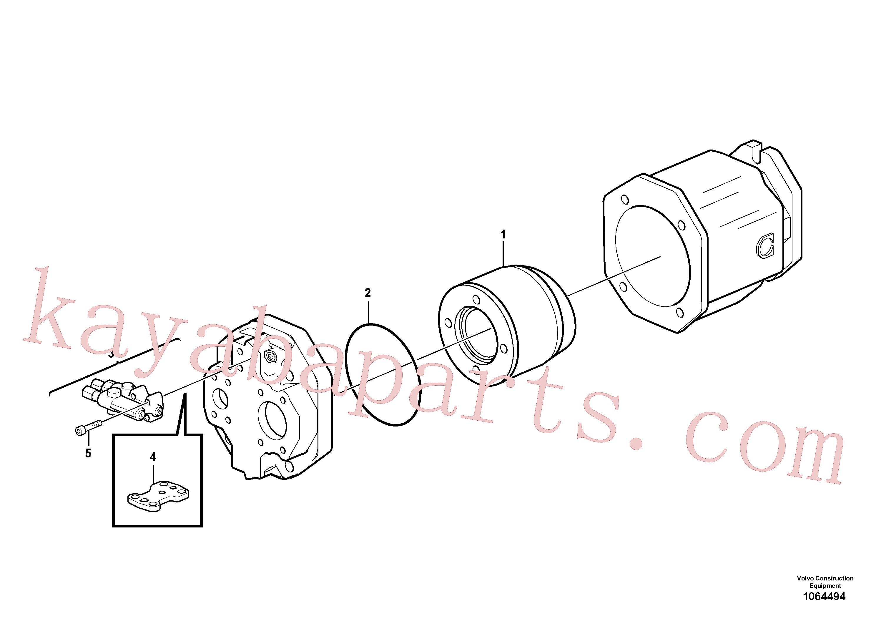 RM43997451 for Volvo Hydraulic pump(1064494 assembly)