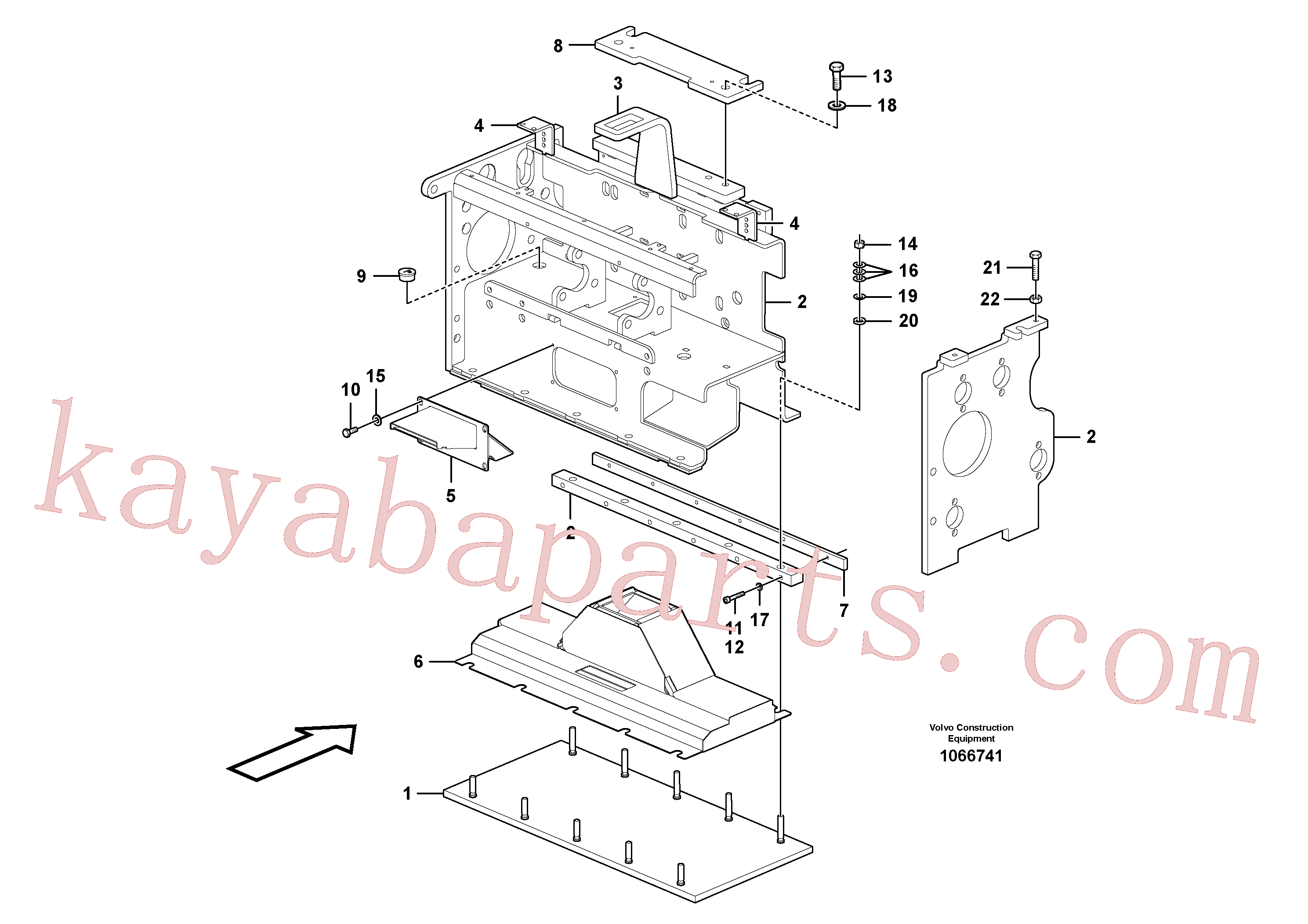 RM80854011 for Volvo Heating screed extension(1066741 assembly)