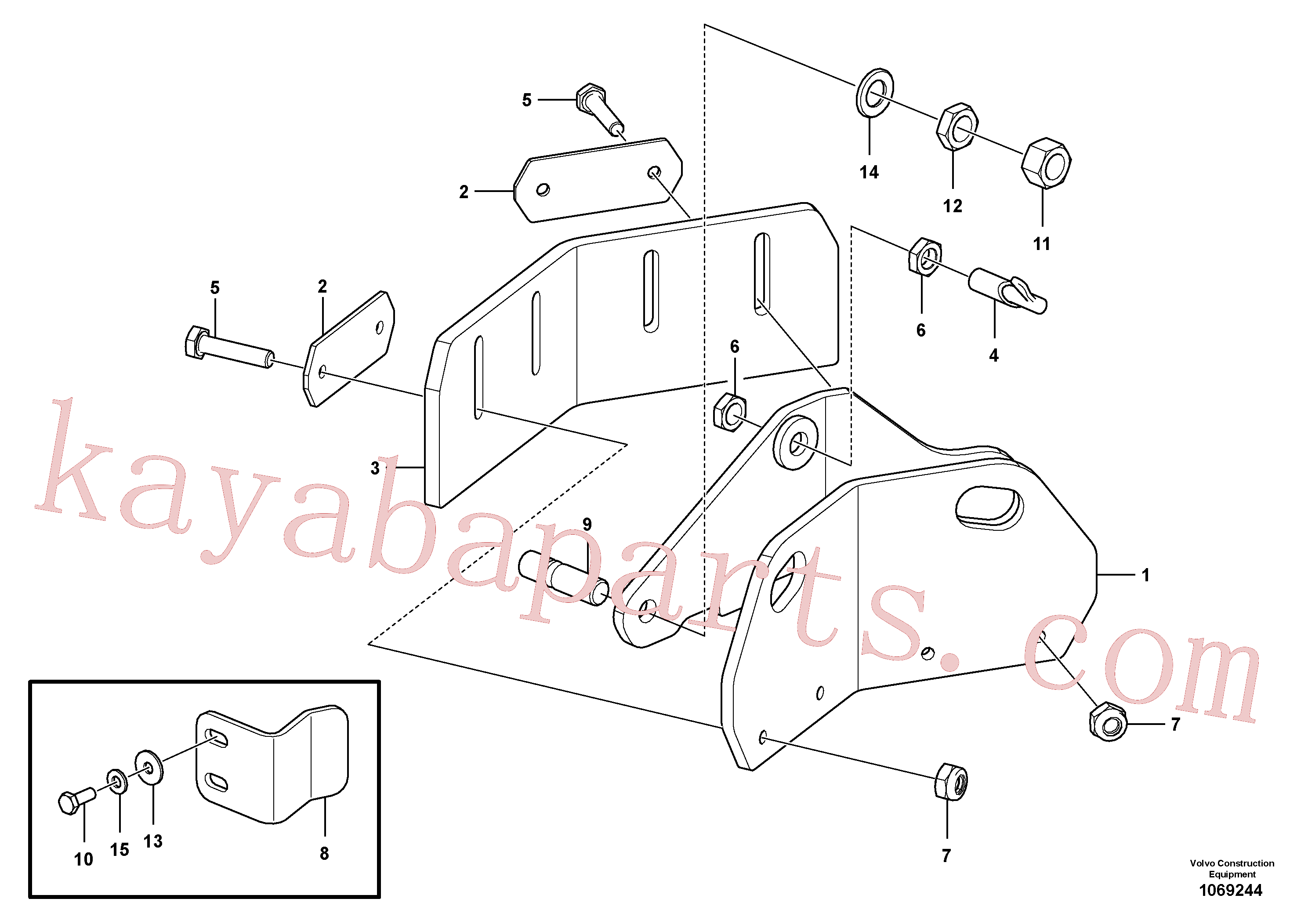 RM58833260 for Volvo Scraper(1069244 assembly)
