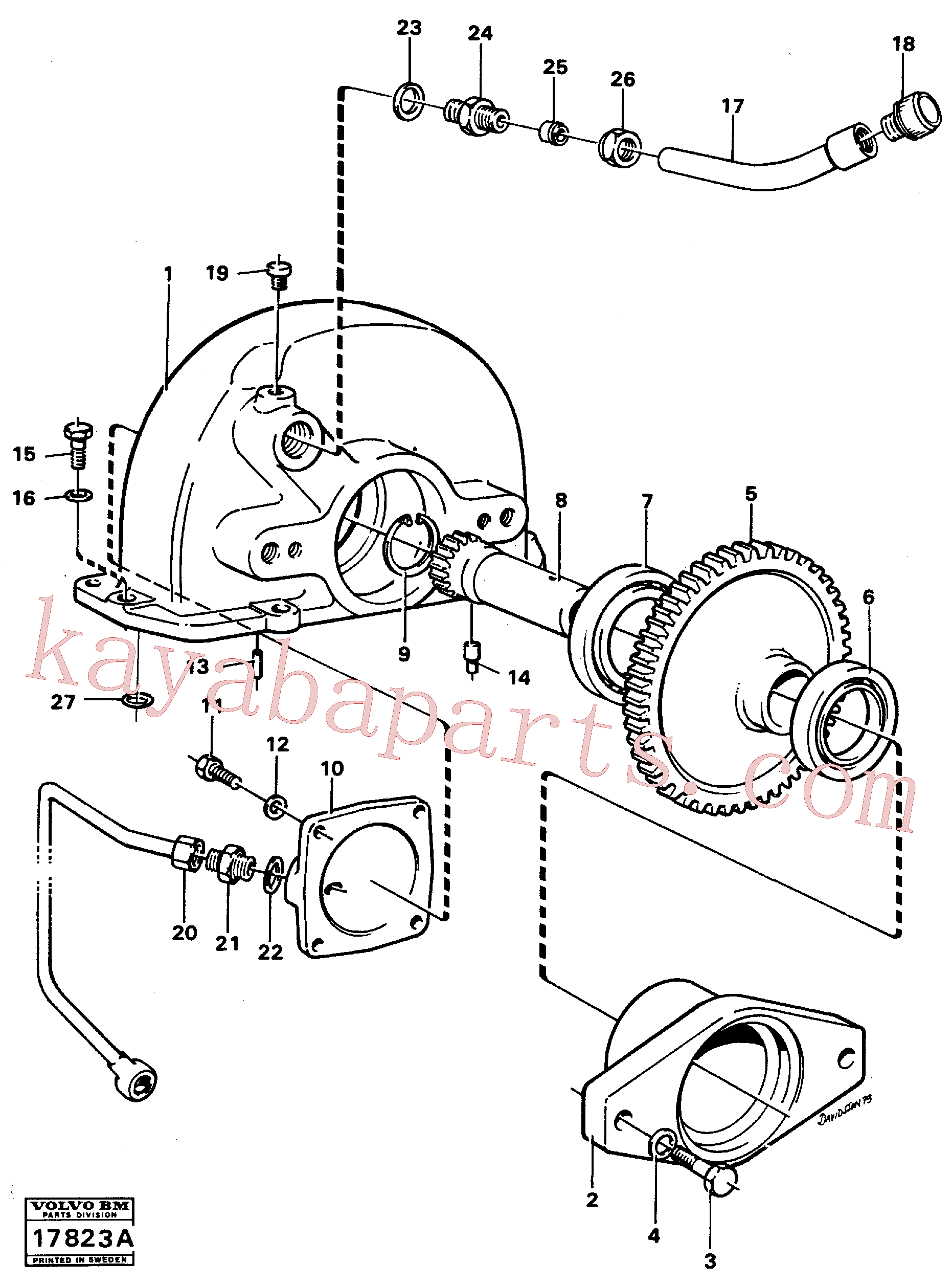 VOE192566 for Volvo Pump drive(17823A assembly)
