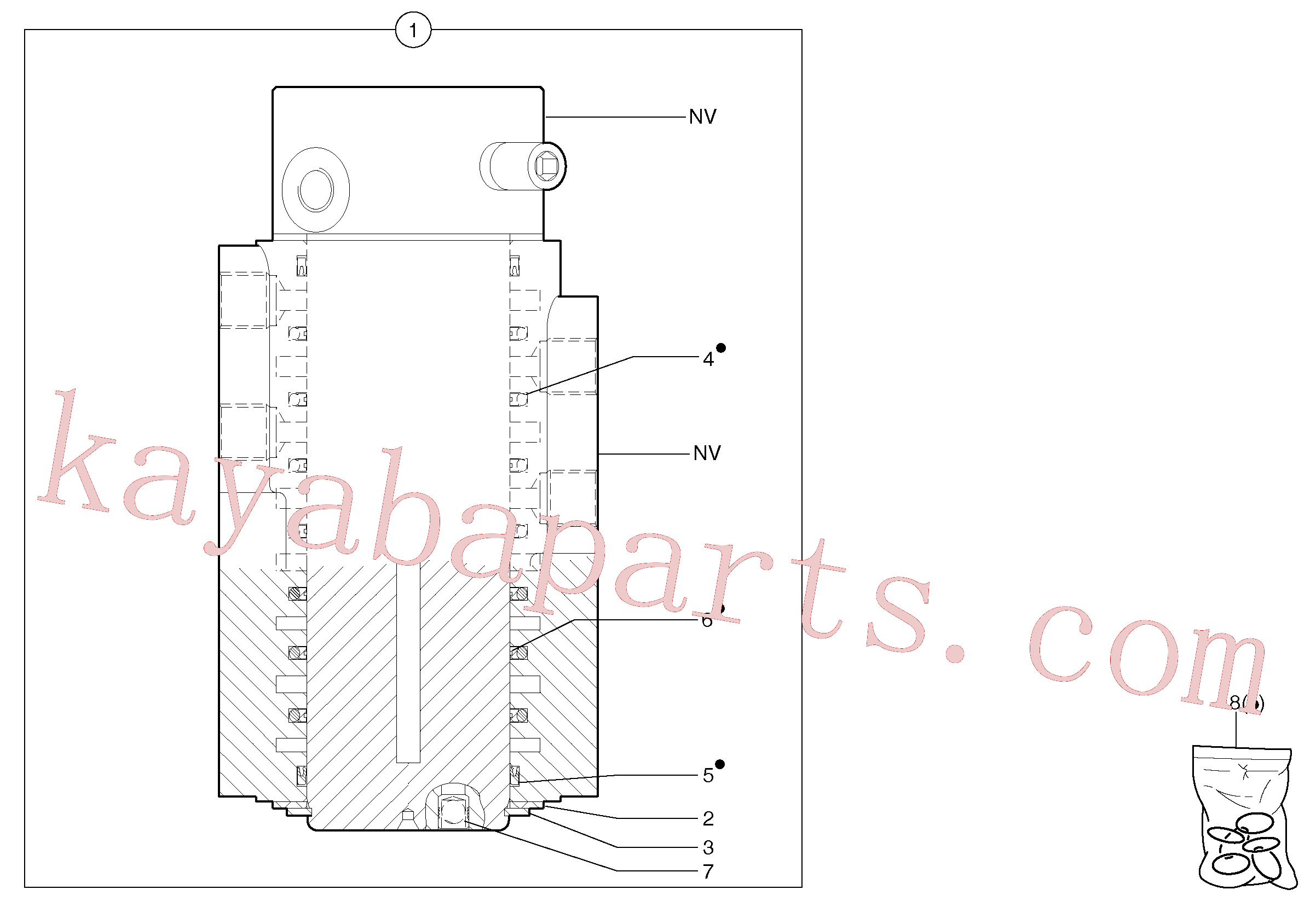PJ7418485 for Volvo Swivel joint(443GZ1 assembly)
