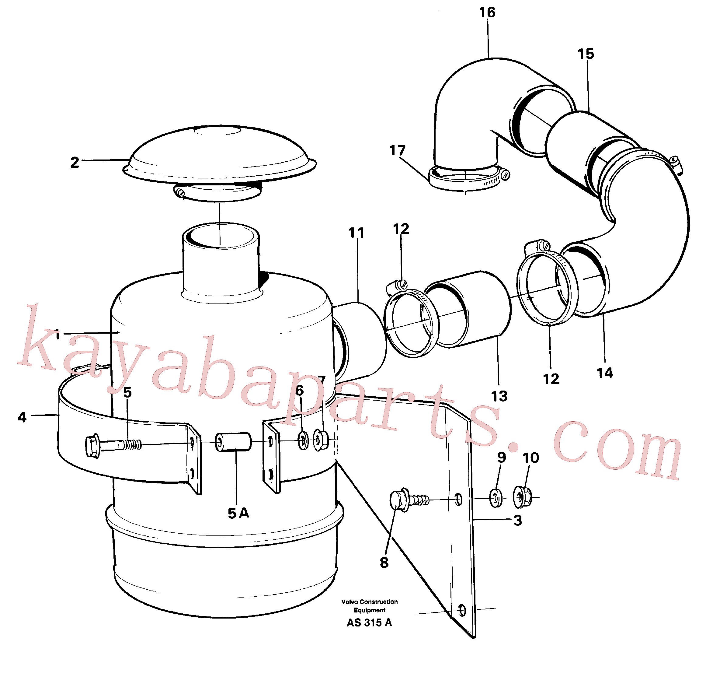 VOE13965181 for Volvo Oil bath filter(AS315A assembly)