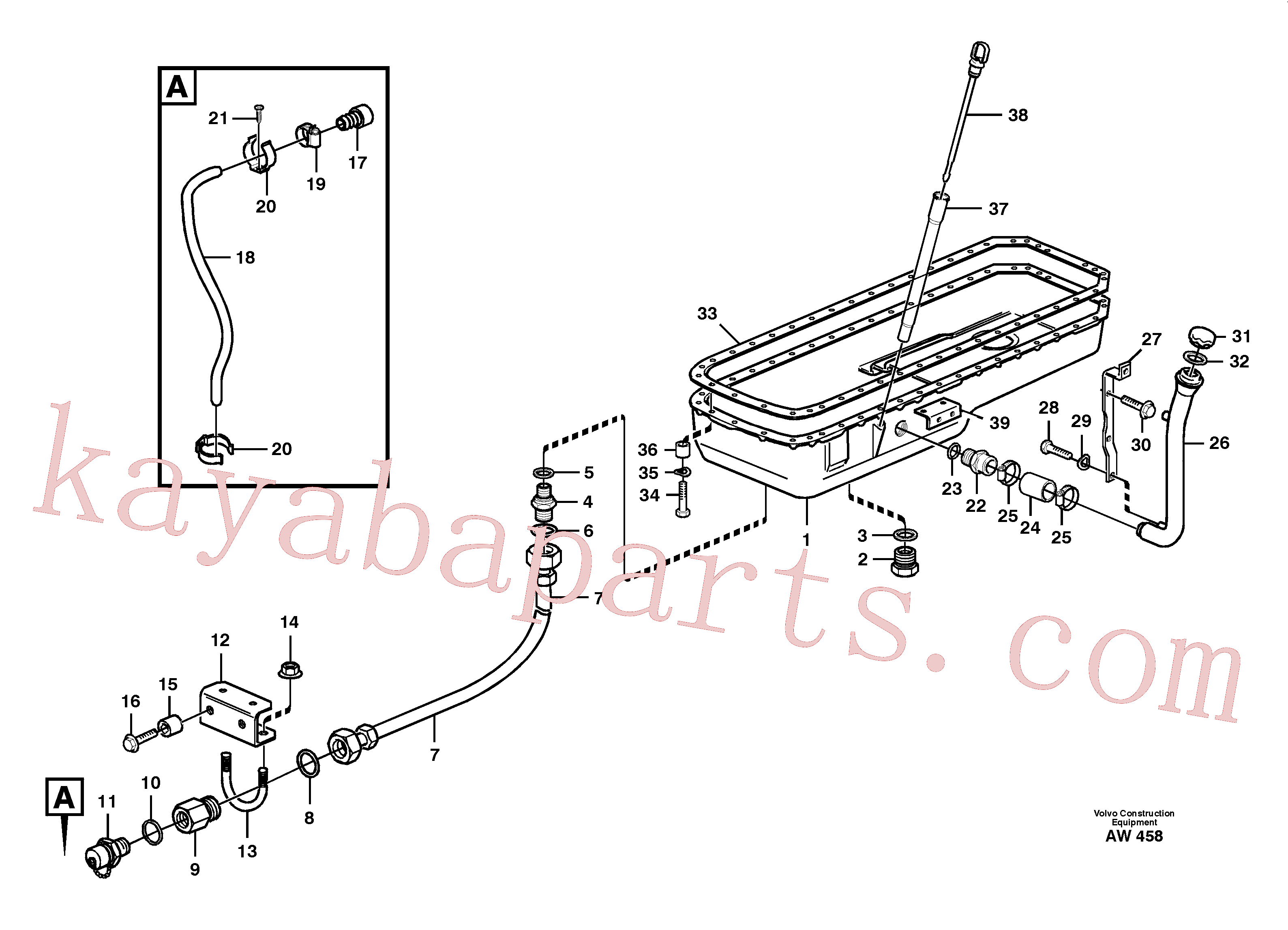 VOE13955527 for Volvo Oil sump(AW458 assembly)