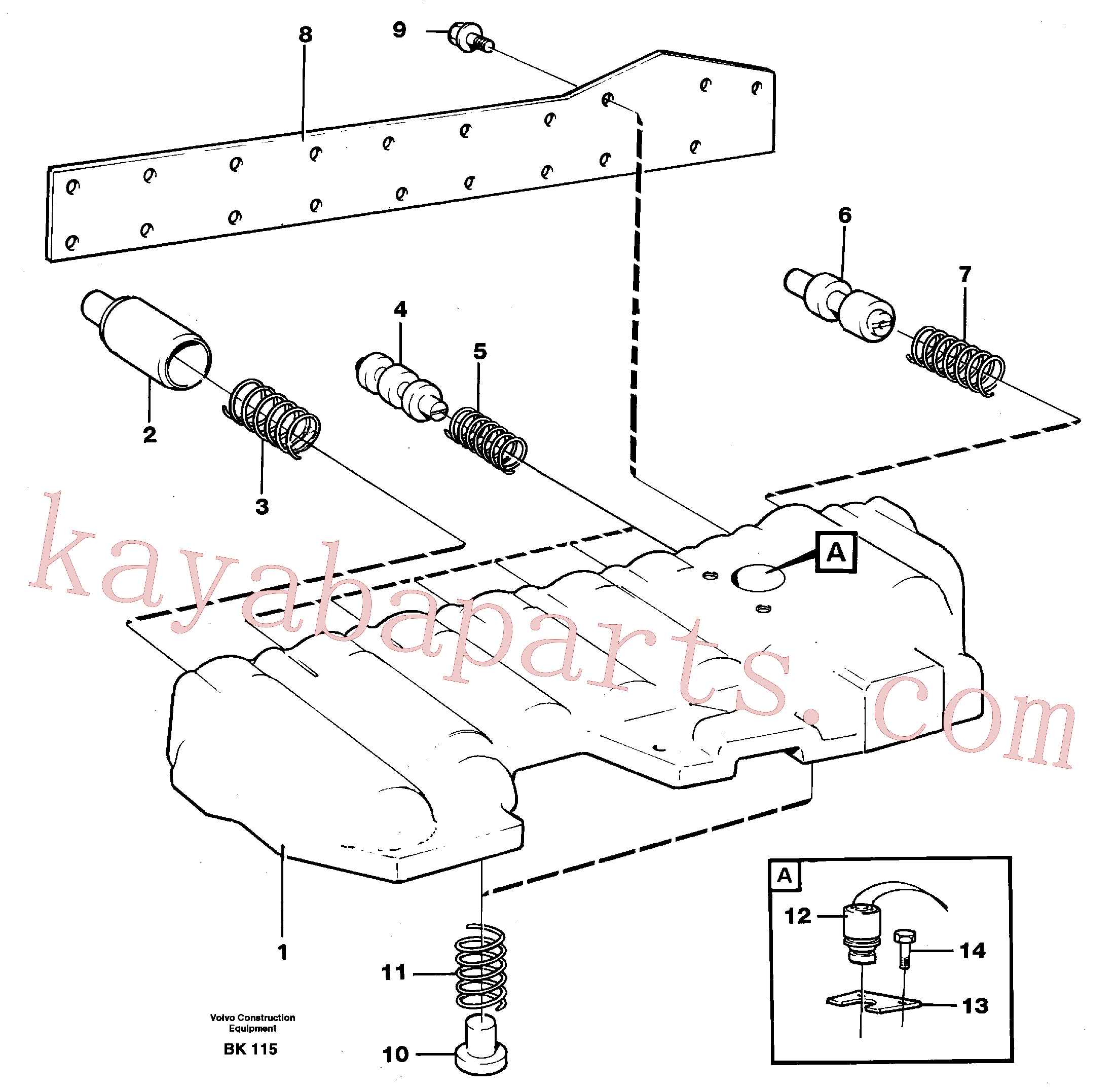 VOE969831 for Volvo Modulated valve(BK115 assembly)