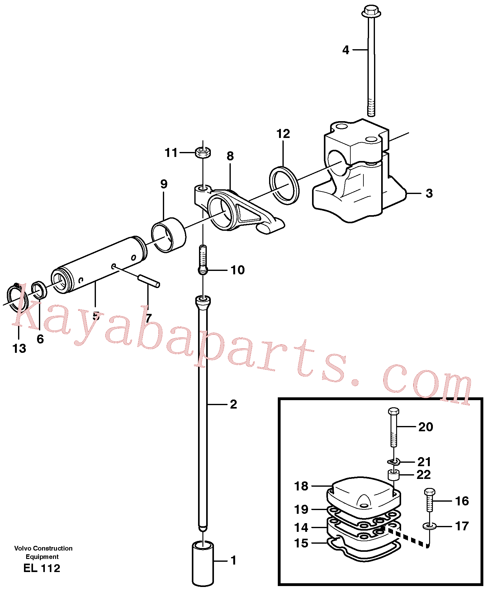 EH6235792 for Volvo Valve mechanism(EL112 assembly)
