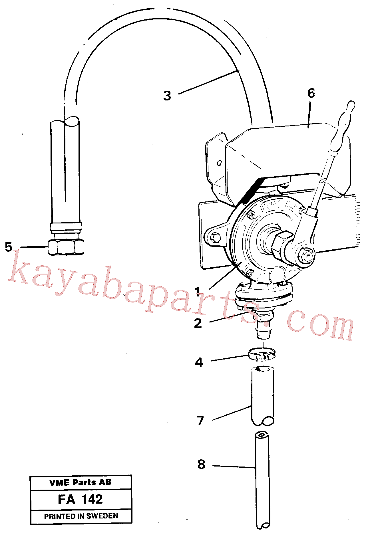 VOE14251691 for Volvo Hand pump(FA142 assembly)