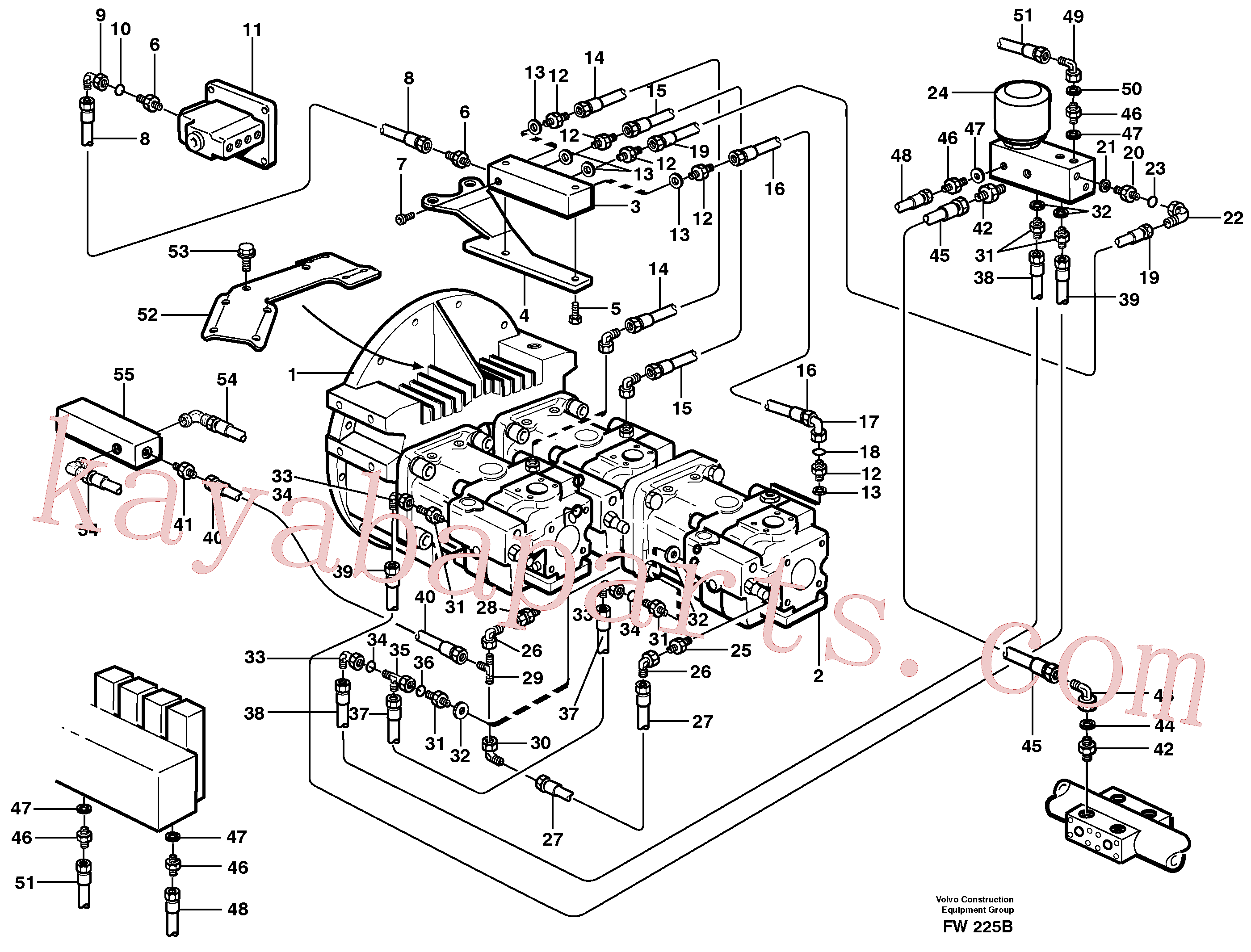 VOE14344109 for Volvo Pump control(FW225B assembly)